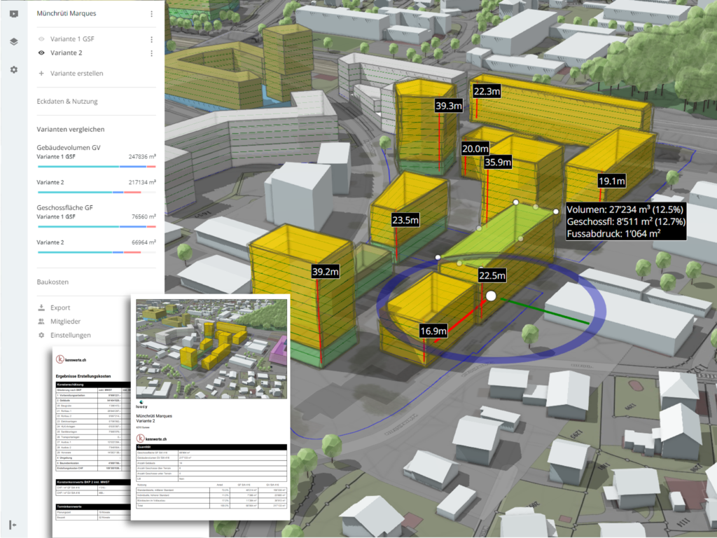 LUUCY Ansicht Kennzahlen überprüfen.