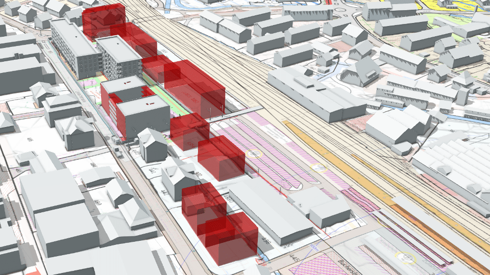 Selbständig Machbarkeitsstudien in 3D erarbeiten.